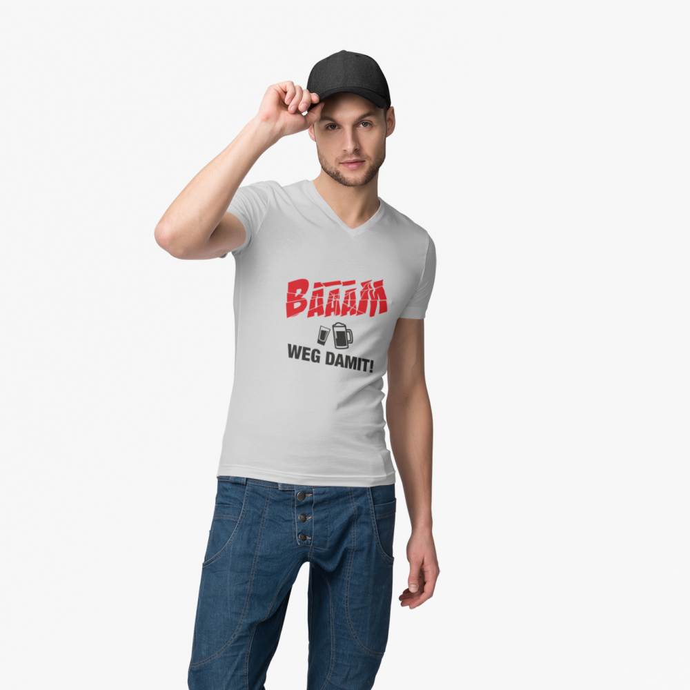 Vleien Gloed Elke week Männer T-Shirts V-Ausschnitt – Ballermann® Shop